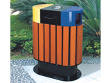 BHD 17806环保钢木垃圾桶